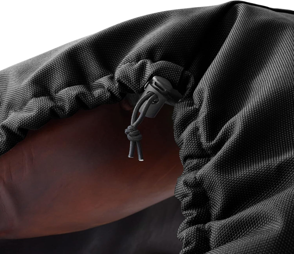 English Saddle Cover, Black - Breathable, Waterproof Fleece-Lined Fitted Protector
