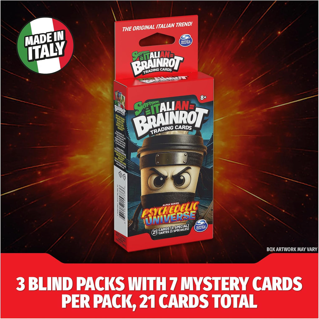 Trading Card Game 3-Pack Wave 1 Box | Psychedelic Universe, Includes 21 Cards Total, 3 Blind Booster Packs, Collect