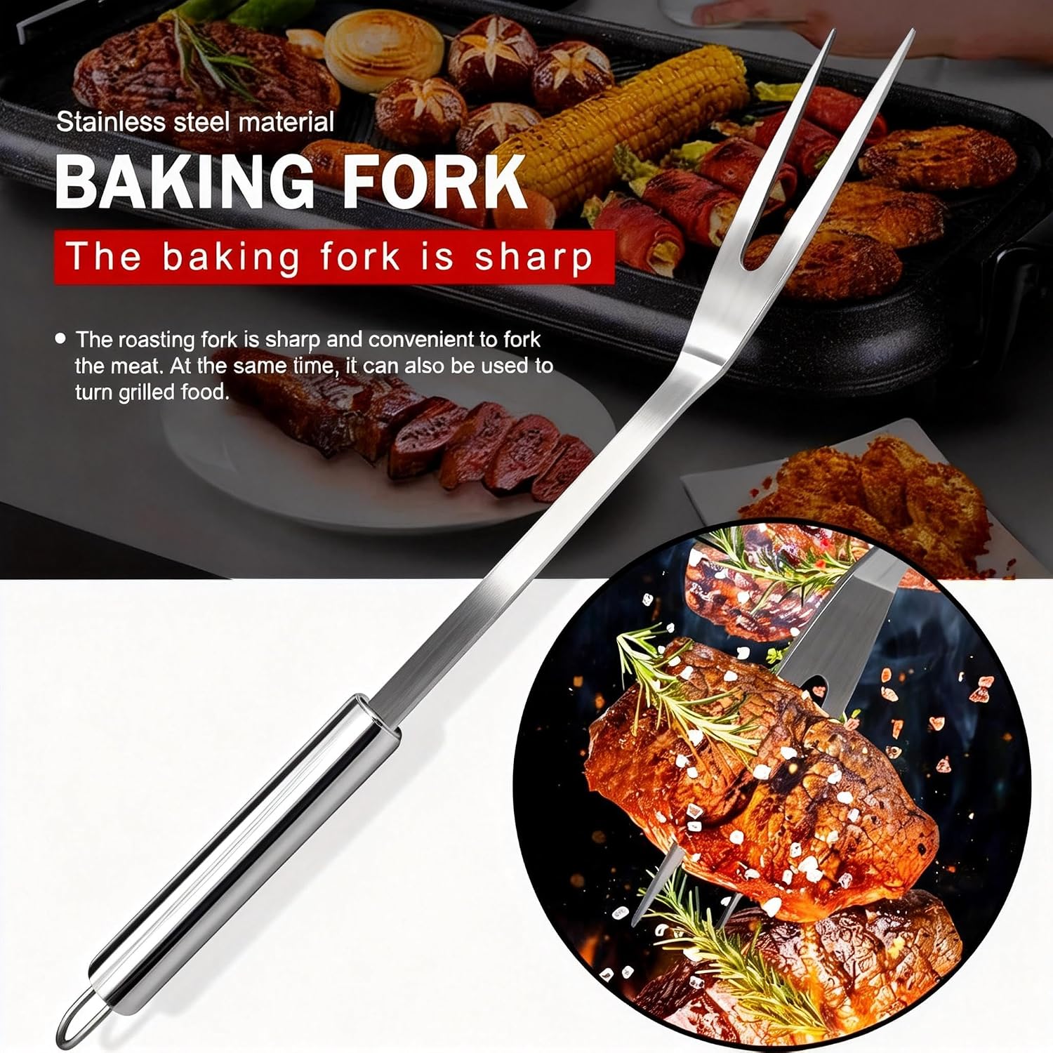 Small Travel 5-Piece 304 Stainless Steel Grill Tool Set with Storage Case – BBQ Grilling Accessories, Ideal Gift for
