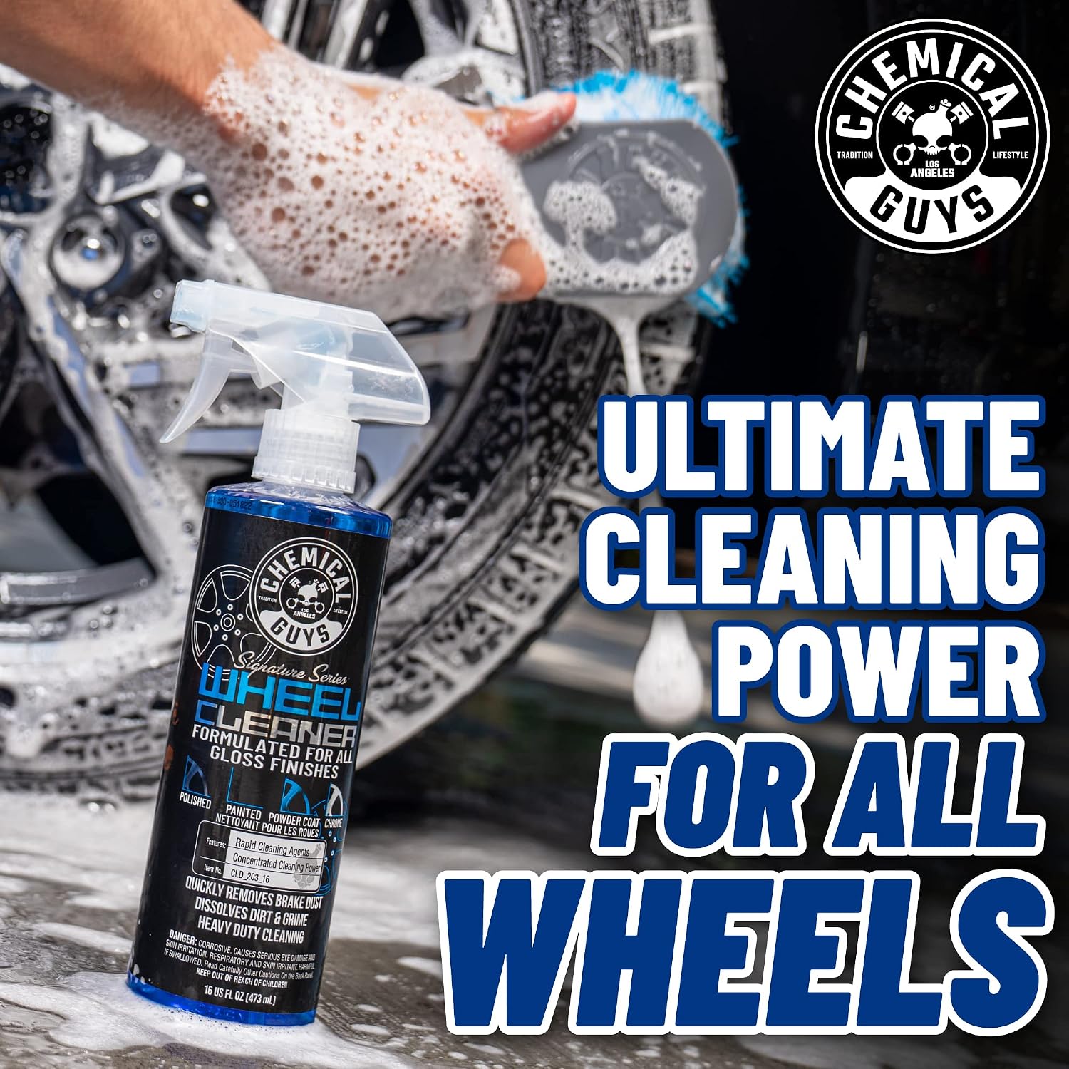 Starter Car Care & Cleaning Kit, 7-Piece Detailing Car Wash Kit with 6 Premium 16 oz Care Chemicals and Accessories