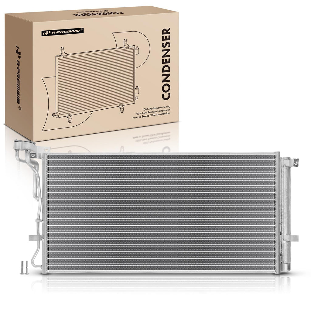 A-Premium Air Conditioning Condenser Compatible with Hyundai Genesis