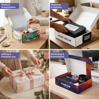 Personalized Mailer Box, Add Logo or Text, 12" x 10" x 4", Pack of 24