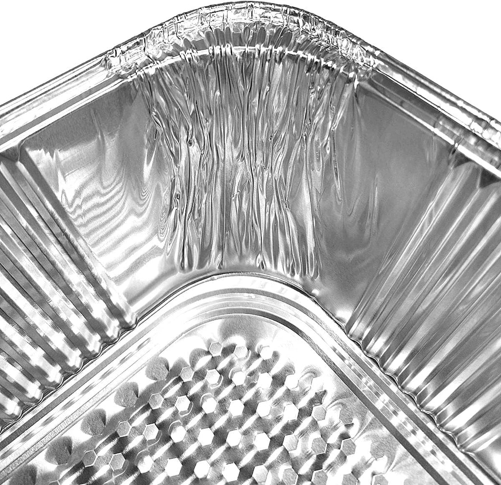 Half-Size (1/2) 4" Extra-Deep Alumium Foil Steam Table Roaster Pan - Disposable Containers Great for Baking, Cooking