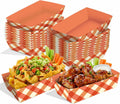 Fall Paper Food Trays, Fall Disposable Paper Plates - 50 Pack