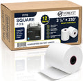 Receipt Paper Roll 3 1/8 x 230 for Square Register and Square POS System connected to Star Micronics Thermal Printer