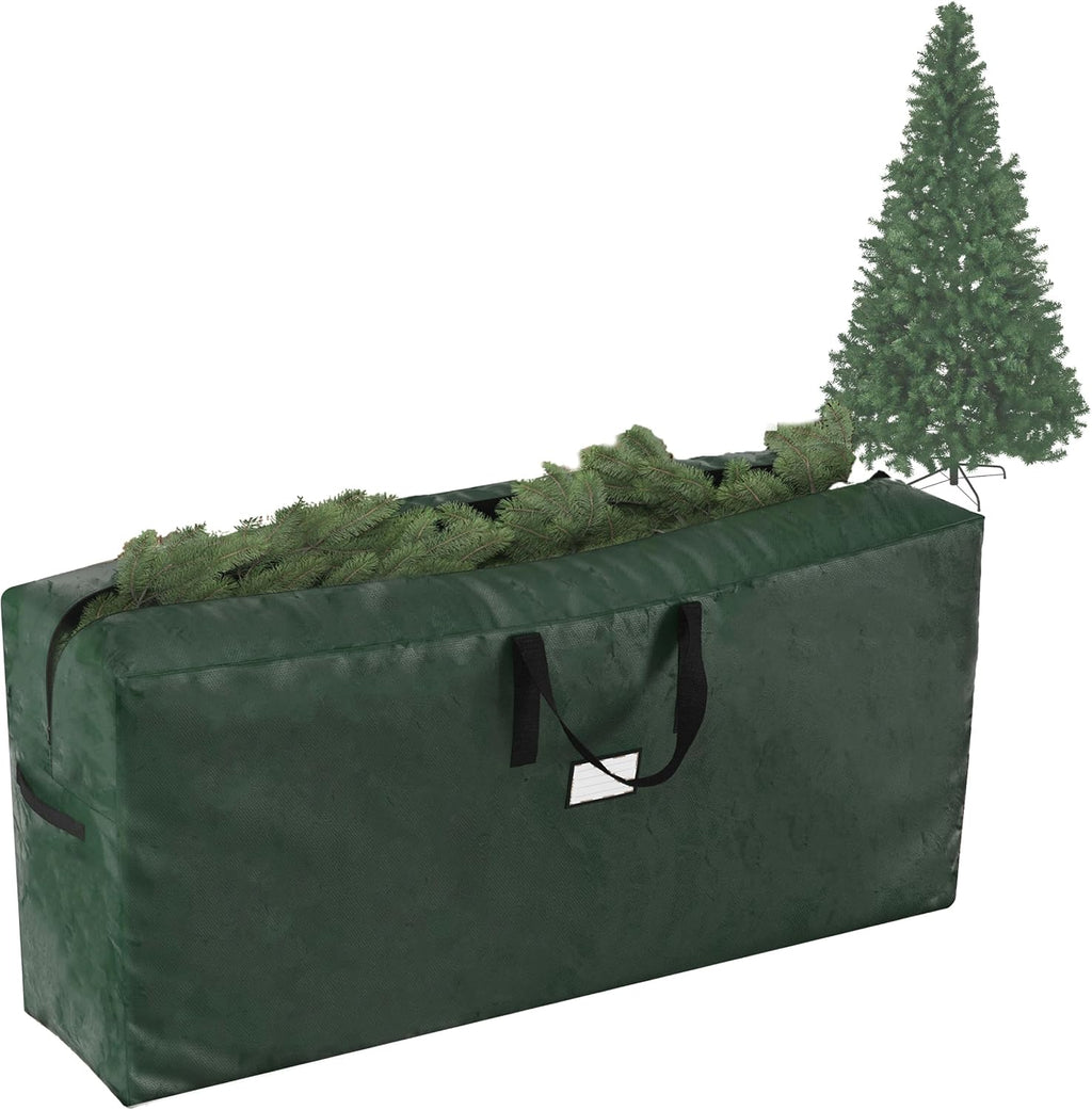 Christmas Tree Storage Bag with Handles, Green, 65” x 15” x 30”