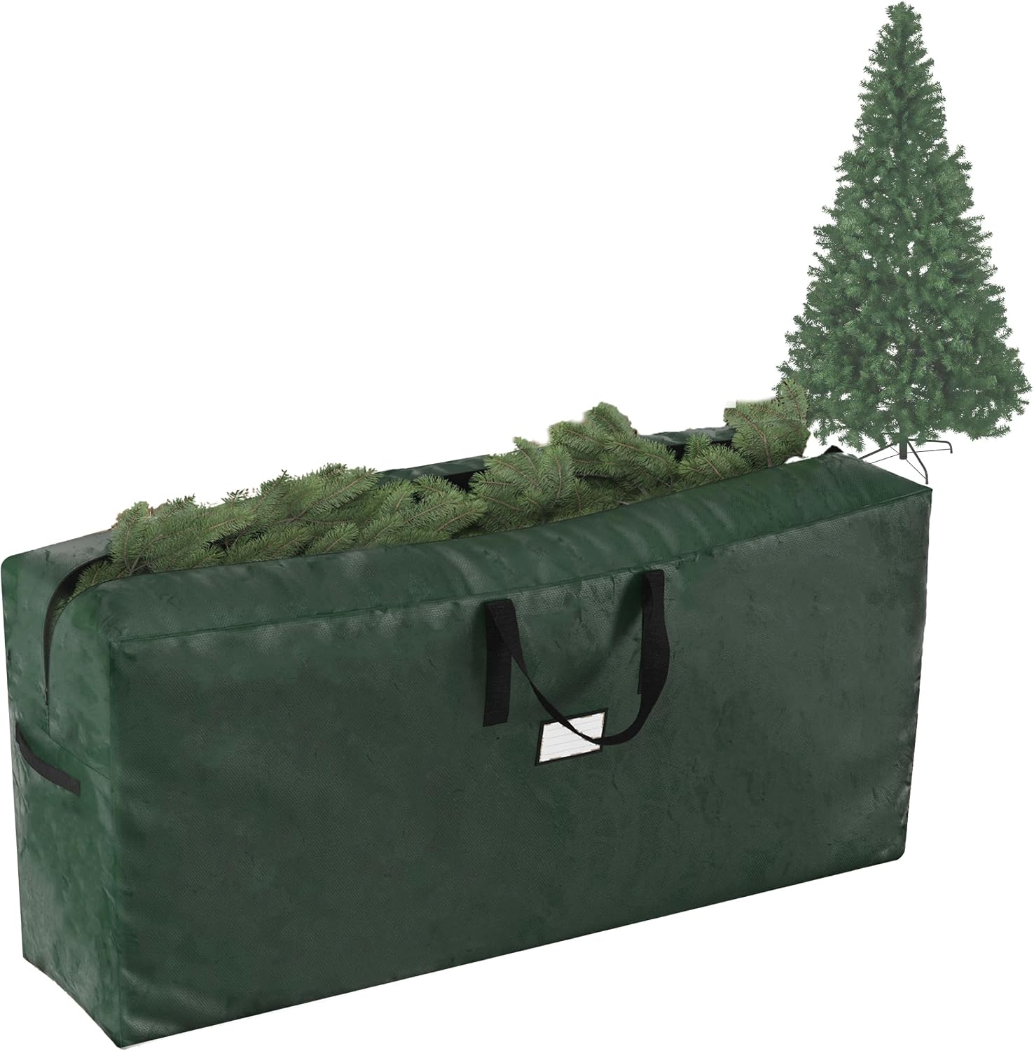 Christmas Tree Storage Bag with Handles, Green, 65” x 15” x 30”