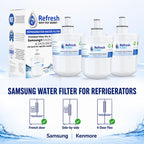 Refresh Refrigerator Water Filter Replacement, Samsung DA29-00003G, 3-Pack