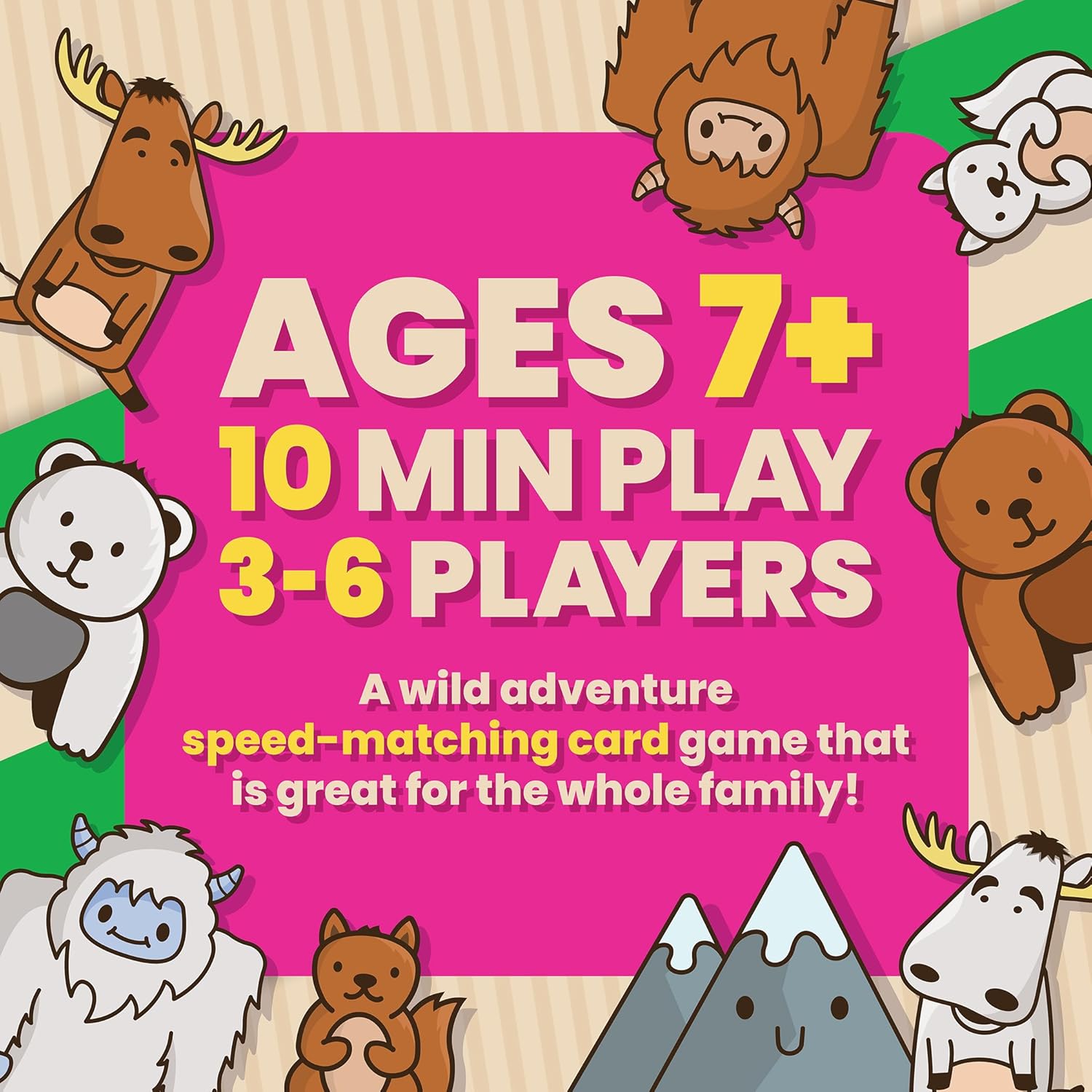 Moose Match Mayhem - by Taco Cat Goat Cheese Pizza – A Wild Adventure, Speed-Matching Card Game! Easy, Fast and Fun