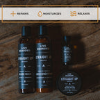 Complete Beard 4 Step Grooming Kit, Straight Up
