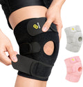 Knee Support Brace for Men Women, Adjustable Compression Sleeve Wrap Patellar Pad Tendon - Arthritis Pain, meniscus