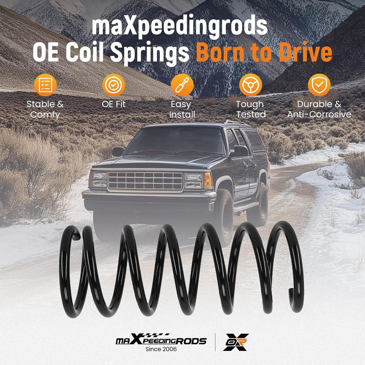maXpeedingrods 2Pcs Rear Coil Spring Set for 2008-2012 Nissan Altima