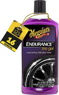 Meguiar’s Endurance Tire Gel - Tire Shine Gel, Premium Car Tire Shine For A Lasting Glossy Finish; Apply To Tires
