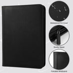 9 Pocket Card Binder, Premium Zip Trading Card Binder, 540 cards, Side-Loading Pages, Folder for Collectible Card