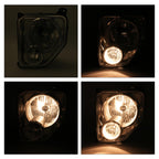 Headlight Assembly w/Fog Light Compatible with 08-12 Jeep Liberty
