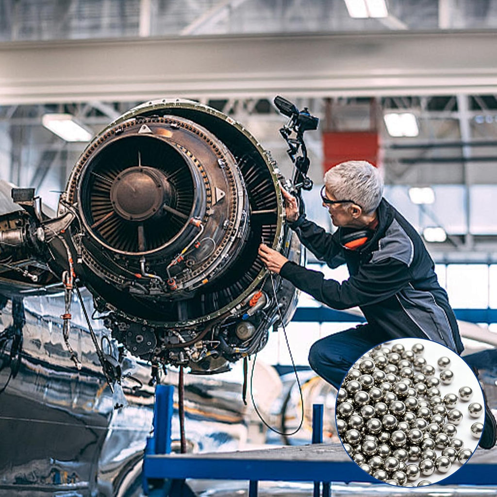 840 Pcs Stainless Steel Bearing Balls, 2/2.5/3/3.5/4/4.5/5/5.5/6/7/8/9/10mm