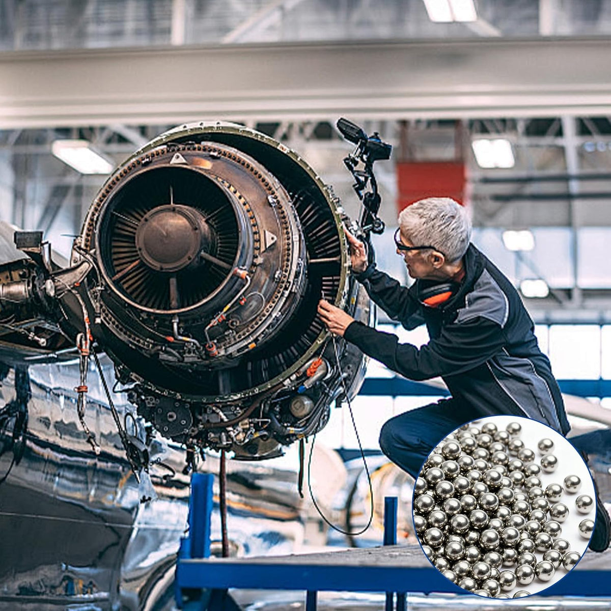 840 Pcs Stainless Steel Bearing Balls, 2/2.5/3/3.5/4/4.5/5/5.5/6/7/8/9/10mm