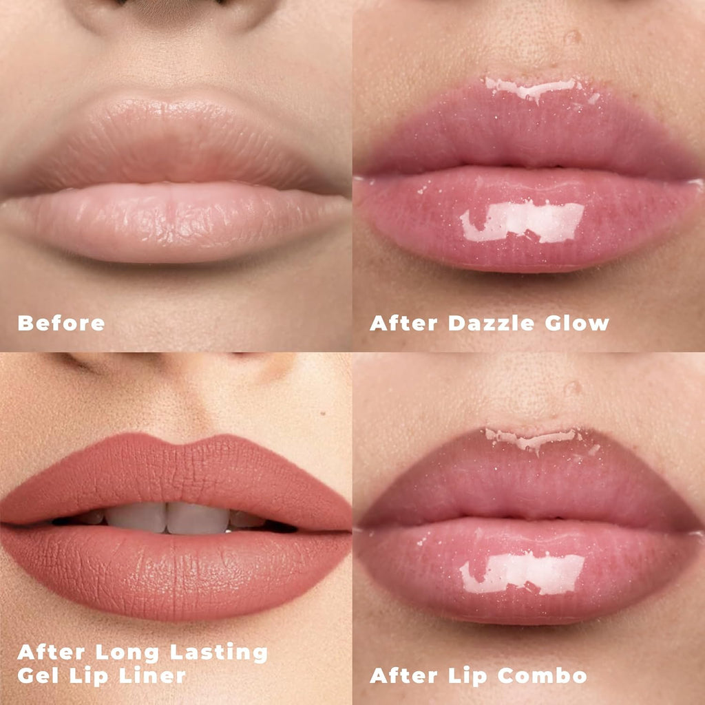 Lip Liner Pencil - Pink Taupe - 2-in-1 Waterproof Lip Liner