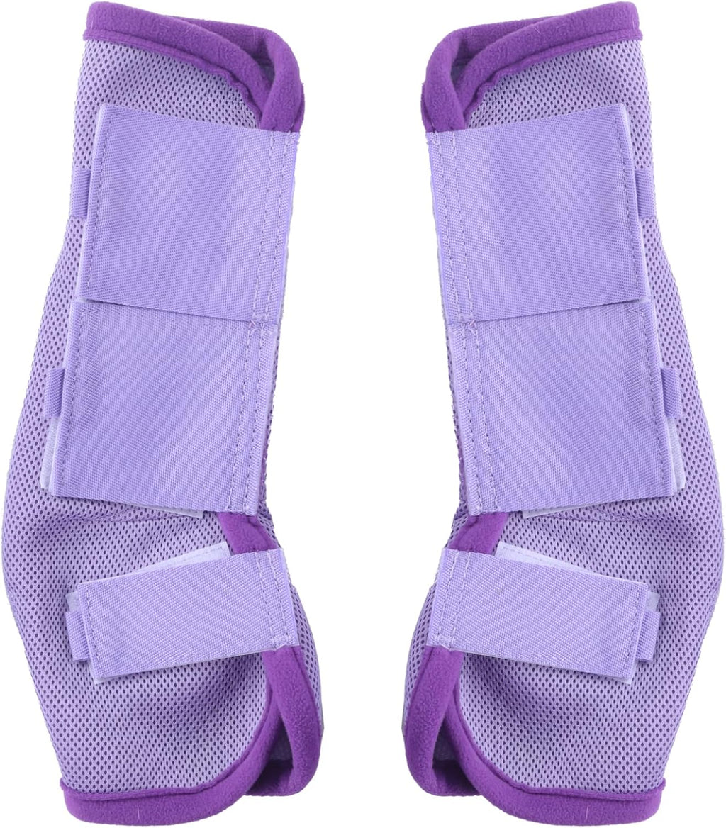 Horse Fly Boots Set of 4, Breathable Mesh Fly Boots for Horses