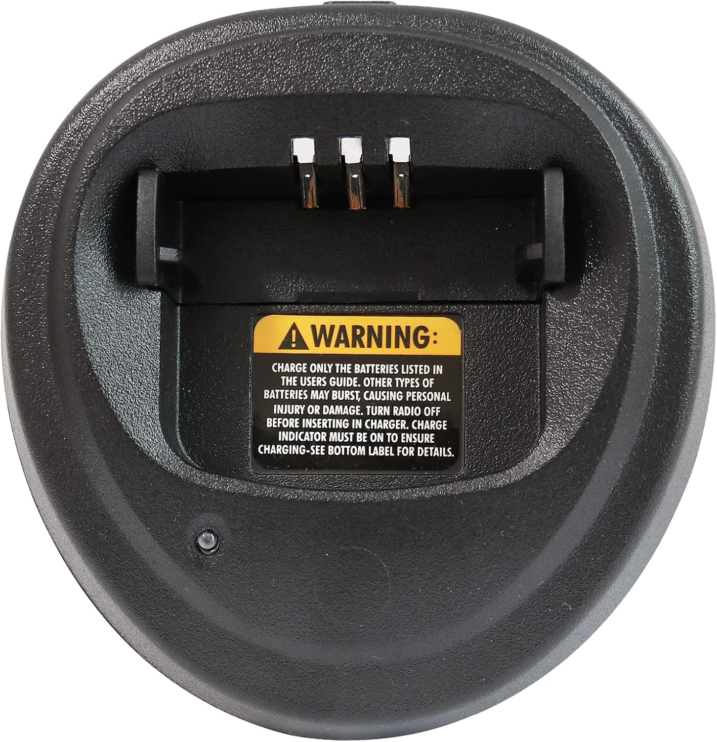WPLN4138 Compatible Desktop Rapid Charger Base for CP200 CP200d | Tri-Chemistry NiMH Li-ion Radio Battery Charger