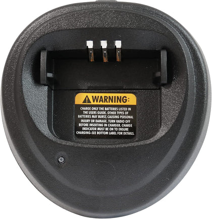 WPLN4138 Compatible Desktop Rapid Charger Base for CP200 CP200d | Tri-Chemistry NiMH Li-ion Radio Battery Charger