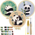 Punch Needle Kits, Panda Punch Embroidery Kits for Adults