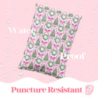 Poly Mailers 6x9, Coquette Christmas,100 Pack