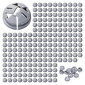 EBILNVKE 200Pcs Non-Metallic Button Push-in Electrical Wire Connectors
