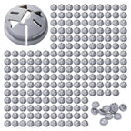 EBILNVKE 200Pcs Non-Metallic Button Push-in Electrical Wire Connectors