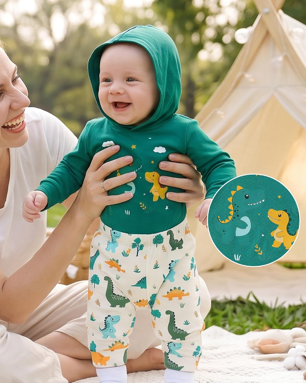 Baby Boy Clothes Newborn Infant Toddler Clothing Outfit Hooded Romper Pants 2 Piece Set Newborn 0 3 6 12 18 Months