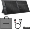100W Portable Solar Panel for Power Station, 20V ETFE Foldable Solar Panel Charger with 23.7% High Efficiency for