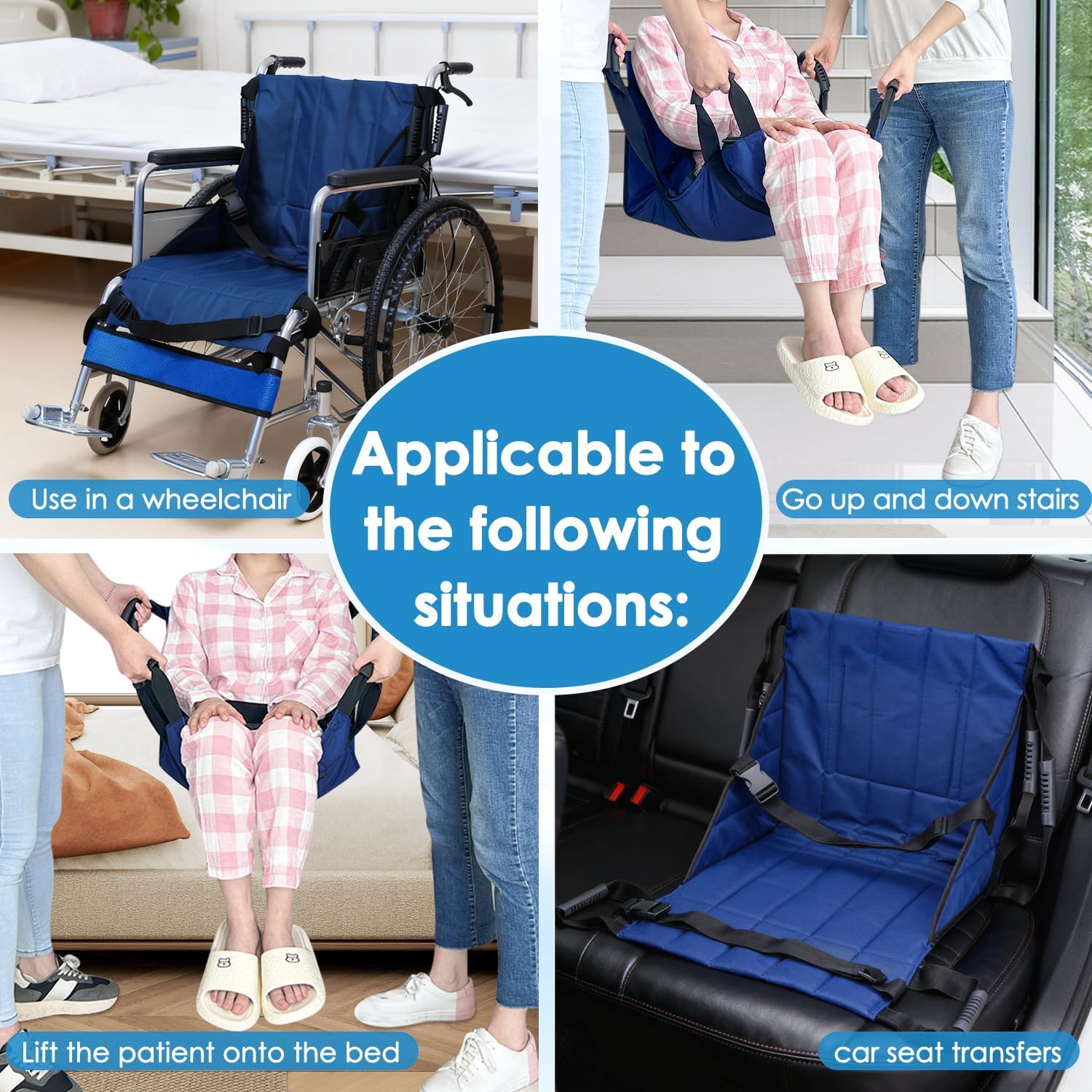 Transfer Sling For Elderly And Disabled Patient Lift Transfer Belt Board From Bed To Wheelchair Emergency Evacuation