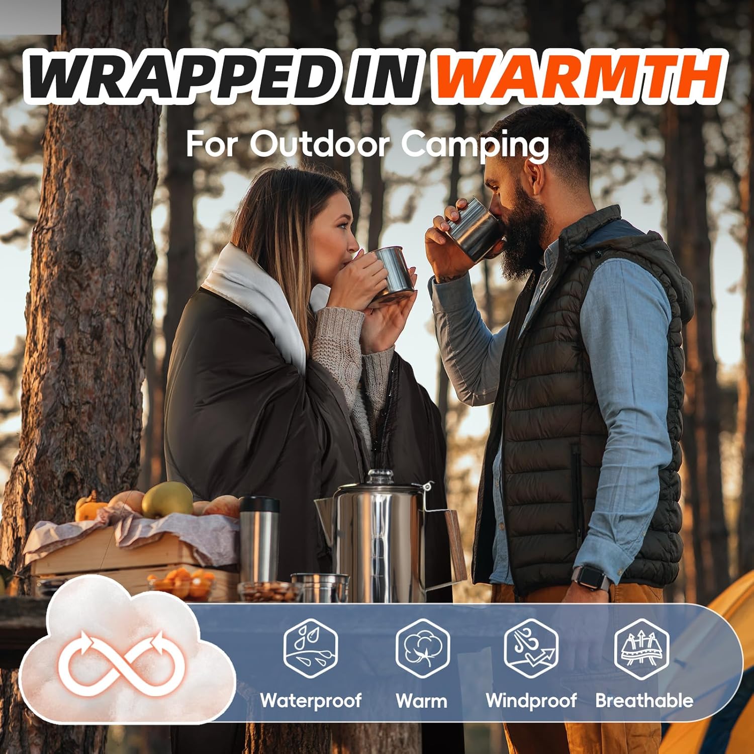 Sleeping Bags for Adults Cold Weather Mens Warm Sleeping Bag for Big and Tall Girls Boys with Compression Sack for