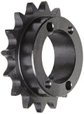 Browning H50H16 Roller Chain Sprocket, Single Strand, Split Taper, Bushed, Hardened Steel, 50 Pitch, 16 Teeth