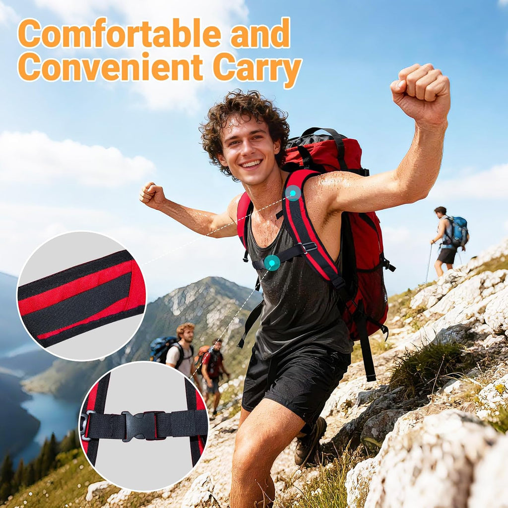Rock Climbing Rope Storage Bag - Large Capacity Tree Rope Storage Backpack, Waterproof Oxford Outdoor Climbing Rope
