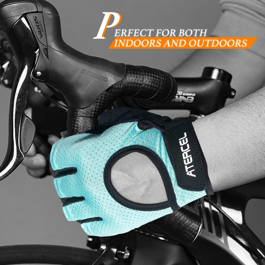 Weight Lifting Gloves Full Palm Protection, Workout Gloves for Gym, Cycling, Exercise, Breathable, Super Lightweight