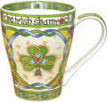 Irish Weave Bone China Mug Collection With Shamrock Ring Print