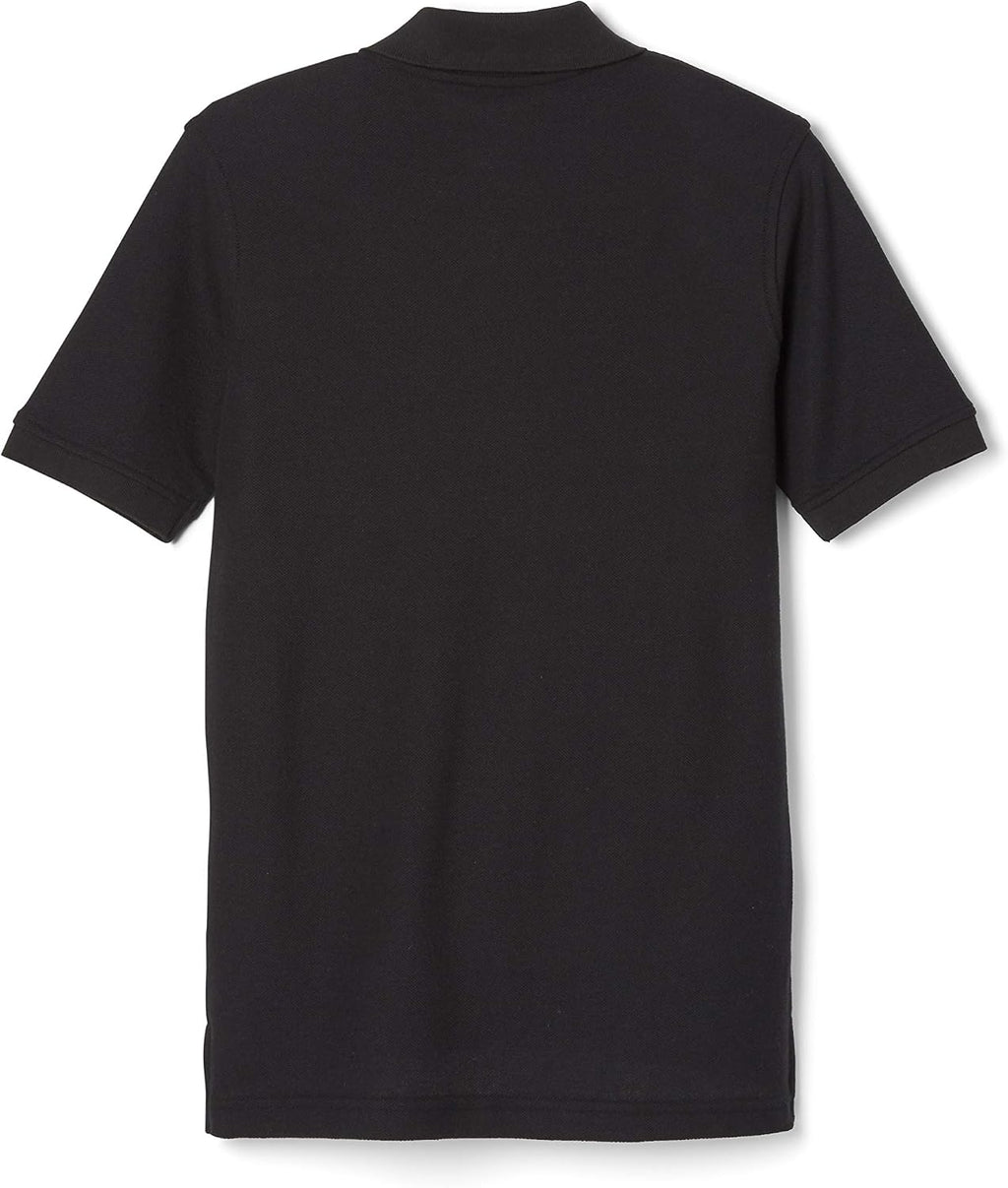 Boys' Short Sleeve Pique Polo Uniform Shirt (Standard & Husky)