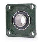 XIKE 2 Pcs UCF207-23 Bore 1-7/16" Pillow Block Square Flange Mounted Ball Bearings.