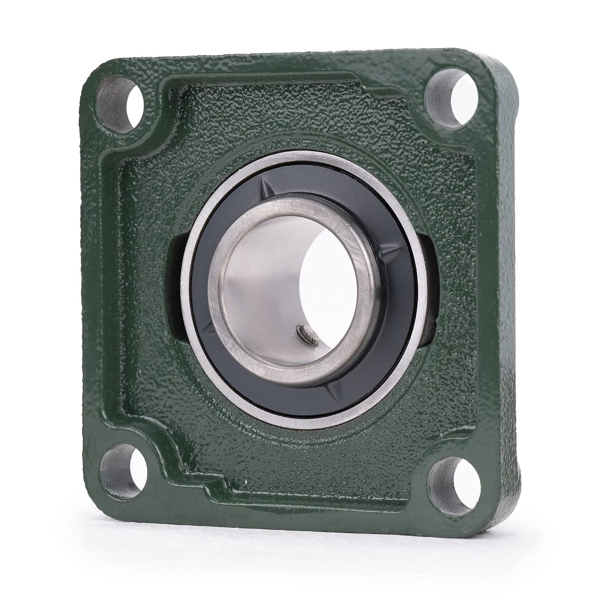 XIKE 2 Pcs UCF207-23 Bore 1-7/16" Pillow Block Square Flange Mounted Ball Bearings.