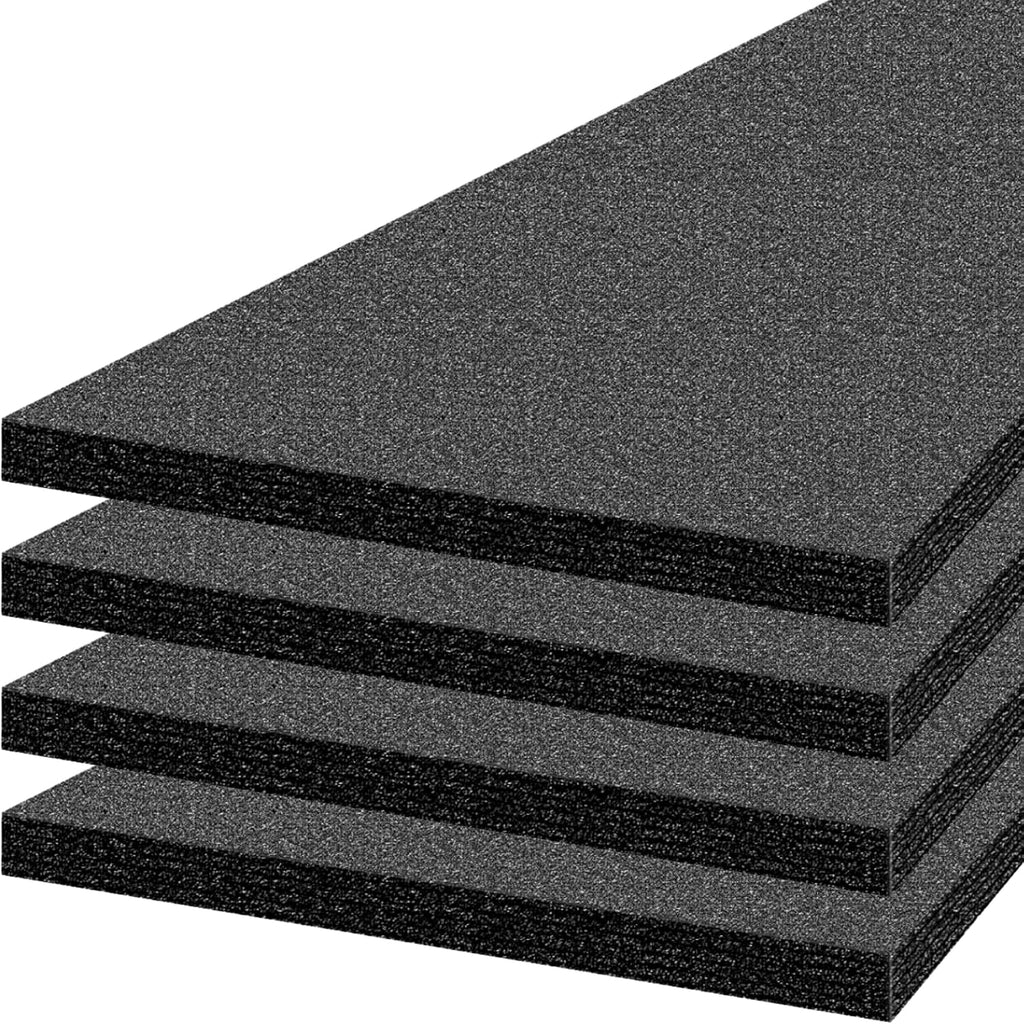 Tool Box Foam Organizer 16x12x1 inch 4Pack, Kaizen Sheets for Pro Tool Control, Custom Tool Shadow Inserts for Cases
