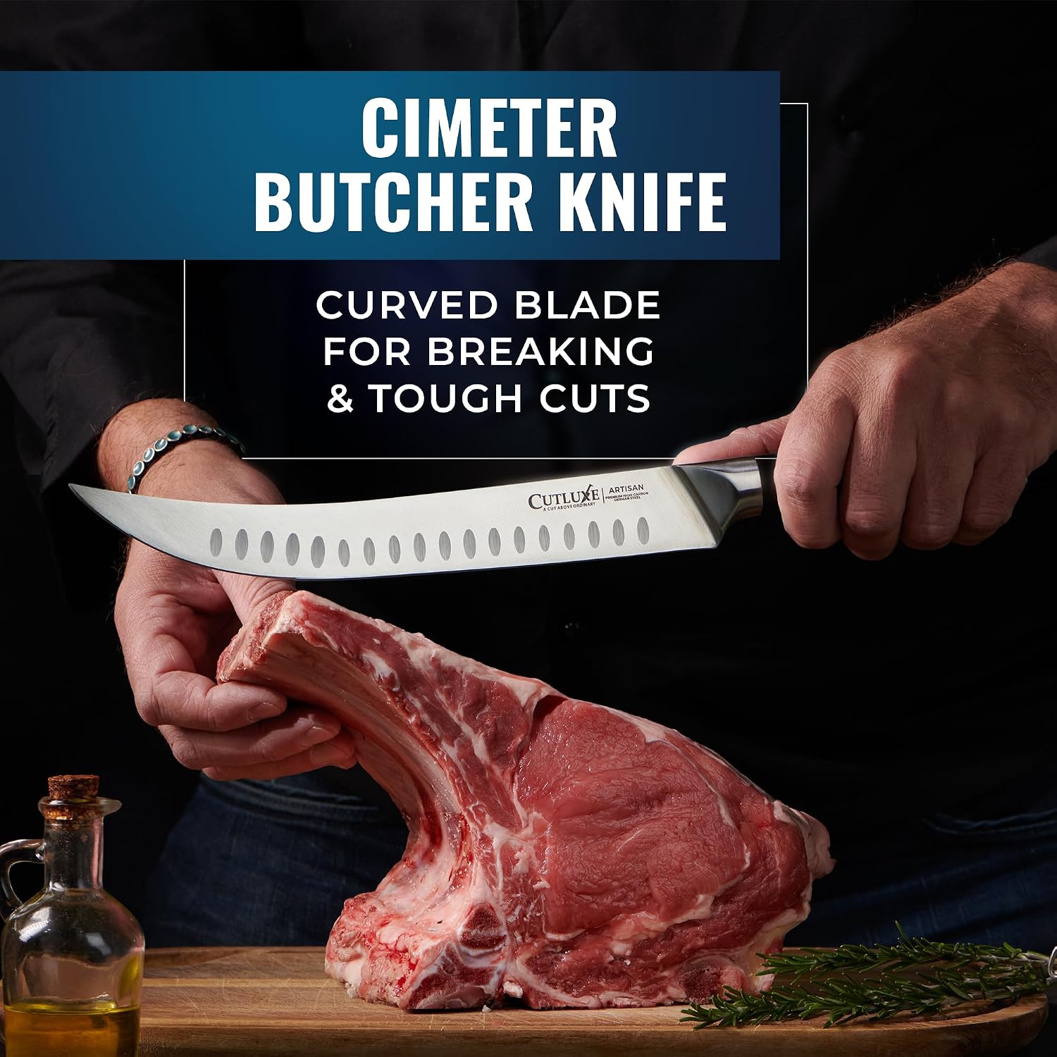 Butcher Knife Set, Brisket, Breaking, Boning & Fillet for Meat