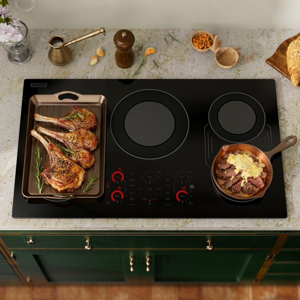 Flex 36“ Induction Cooktop 5 Burner, Drop-in, Hardwired