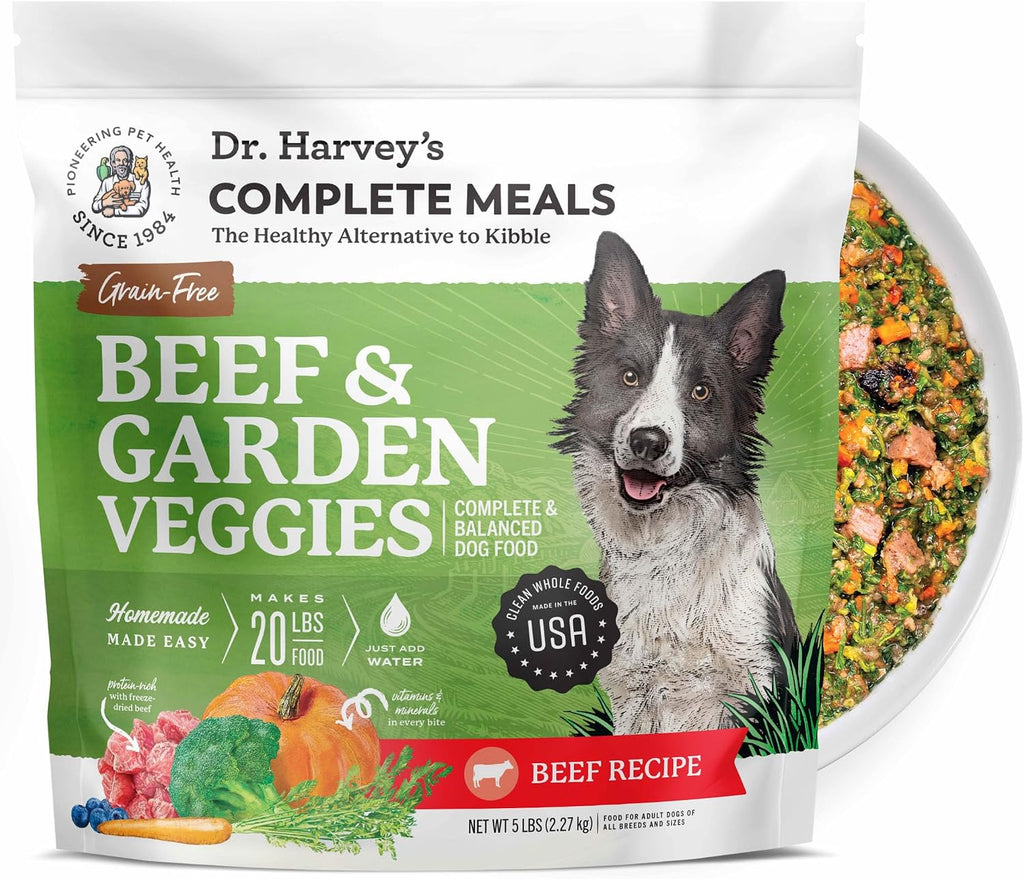 Beef & Garden Veggies Dog Food, Grain-Free (5 lb)