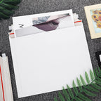 50 Pcs Cardboard Mailers 11x14 Inch Rigid Mailer White Flat Paperboard Envelopes, Cardboard Envelopes, Photo Mailer
