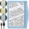 5X Rechargeable Large Ultra Bright LED Page Magnifier with Anti-Glare Lens & 3 Color Light Modes, Relieve Eye Strain