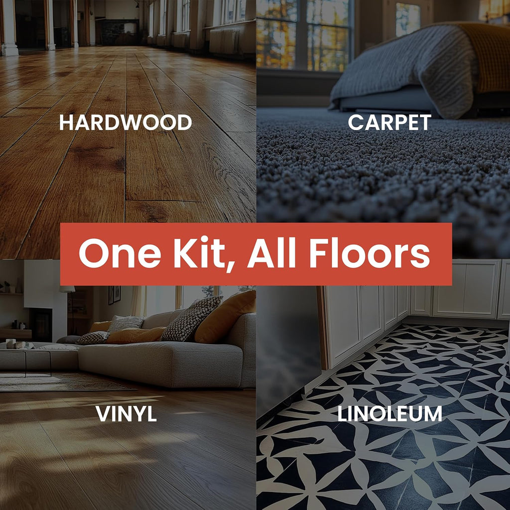 Squeaky Floor Repair Kit for Hardwood, Carpet, Vinyl & Linoleum – Complete Floor Squeak Repair Kit Includes Joist