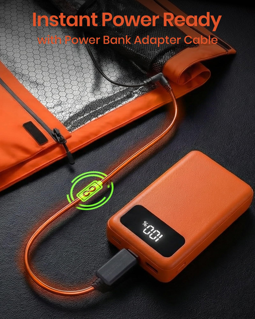 Heated Jacket for Men with 7.4V Battery, Waterproof Ski Shell