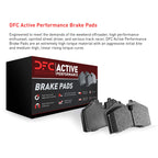 DFC Rear Active Performance Brake Pads| Fits 2003-2012 INFINITI FX35