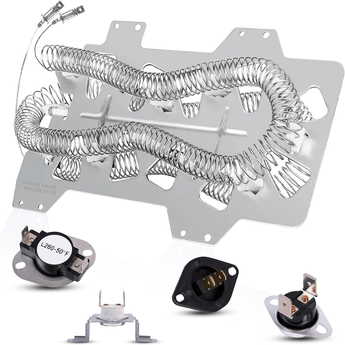 Dryer Heating Element For Samsung DV395ETPASU/A1 DV448AEP/XAA DV350AEW/XAA